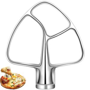 ABTER Stainless Metal Flex Edge Beater for KitchenAid Mixers – Suitable with 4.5-5 Quart Tilt-Head Stand Mixer Bowls, Kitchenaid Paddle Attachment