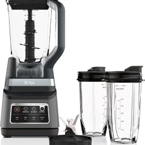 Ninja BN751 Skilled Plus DUO Blender with 1400 Peak Watts, 3 Auto-IQ Applications for Smoothies, Frozen Drinks, and Nutrient Extraction, Contains 72-oz.Whole Crushing…